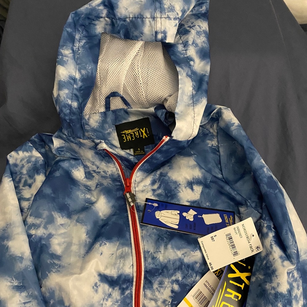 iXtreme rain/wind packable jacket, boys 5